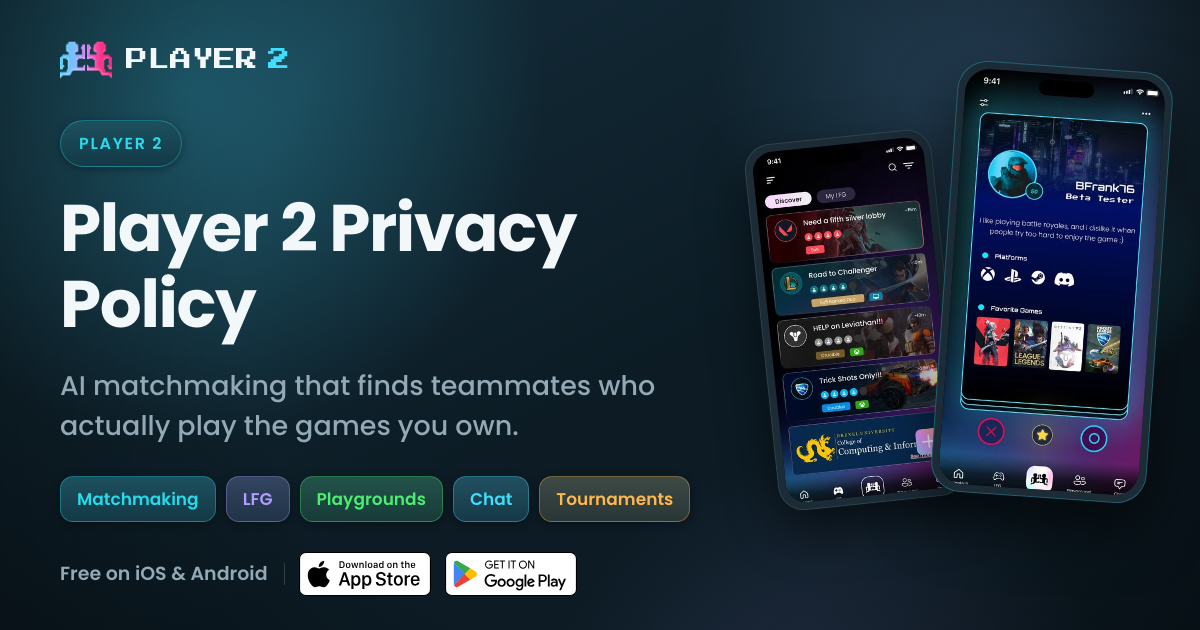 Privacy Policy — Data Protection & User Privacy
